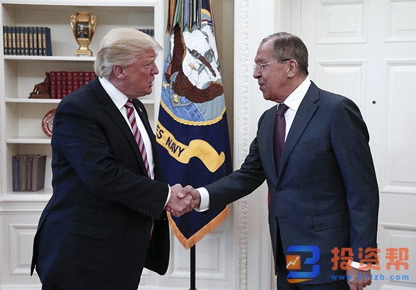 特朗普高调接见俄外长,称会面将扩大两国间贸易