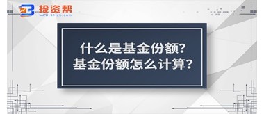 什么是基金份额？基金份额怎么计算？